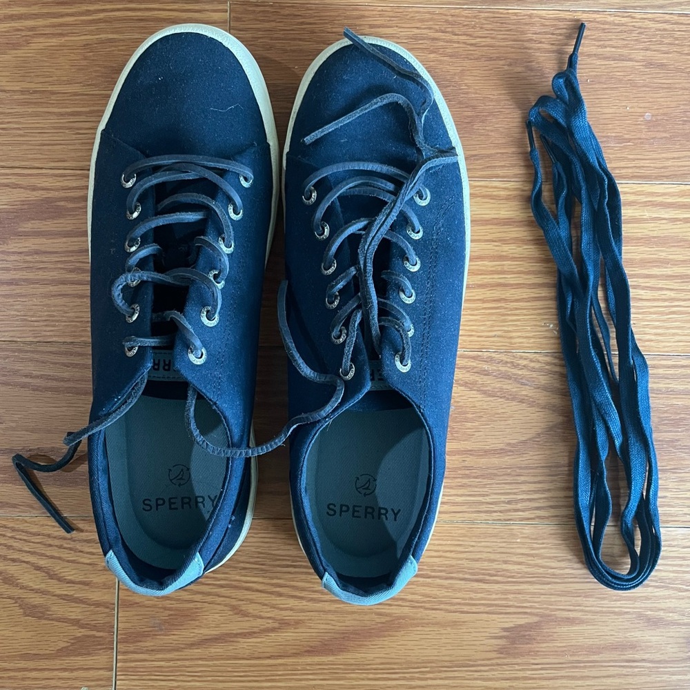 Sperry men’s seacycled striper II textile sneaker 10.5